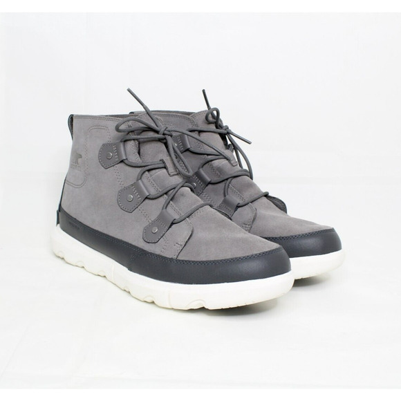 Sorel Other - Sorel Mens Explorer II Joan Short Ankle Boots Gray Suede Size 13 US Waterproof